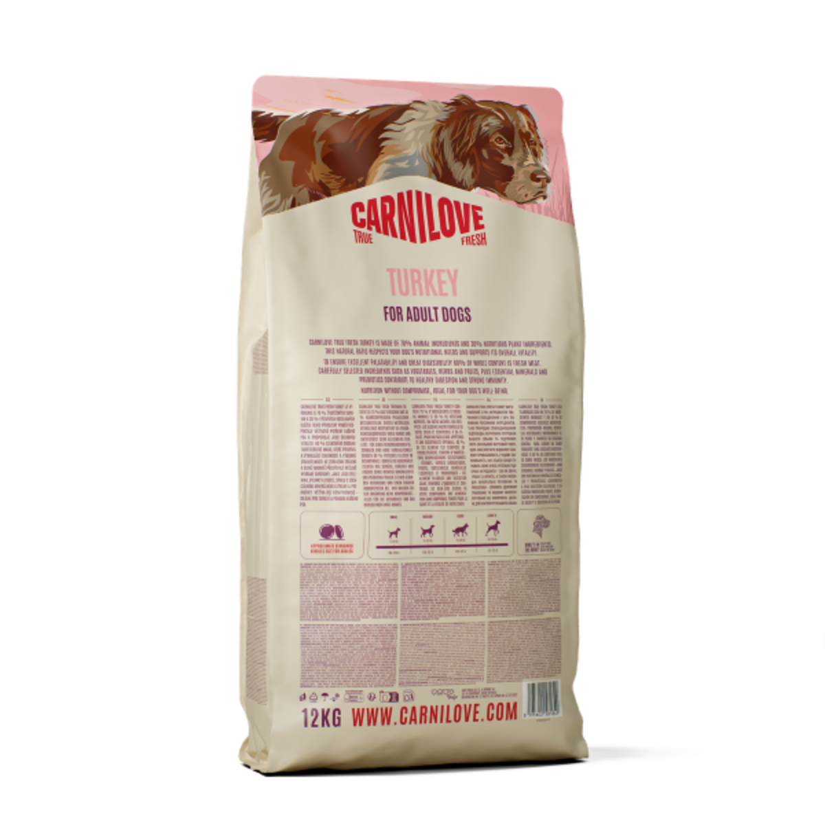 Carnilove True Fresh Turkey Adult Dry Dog Food - 1.5kg