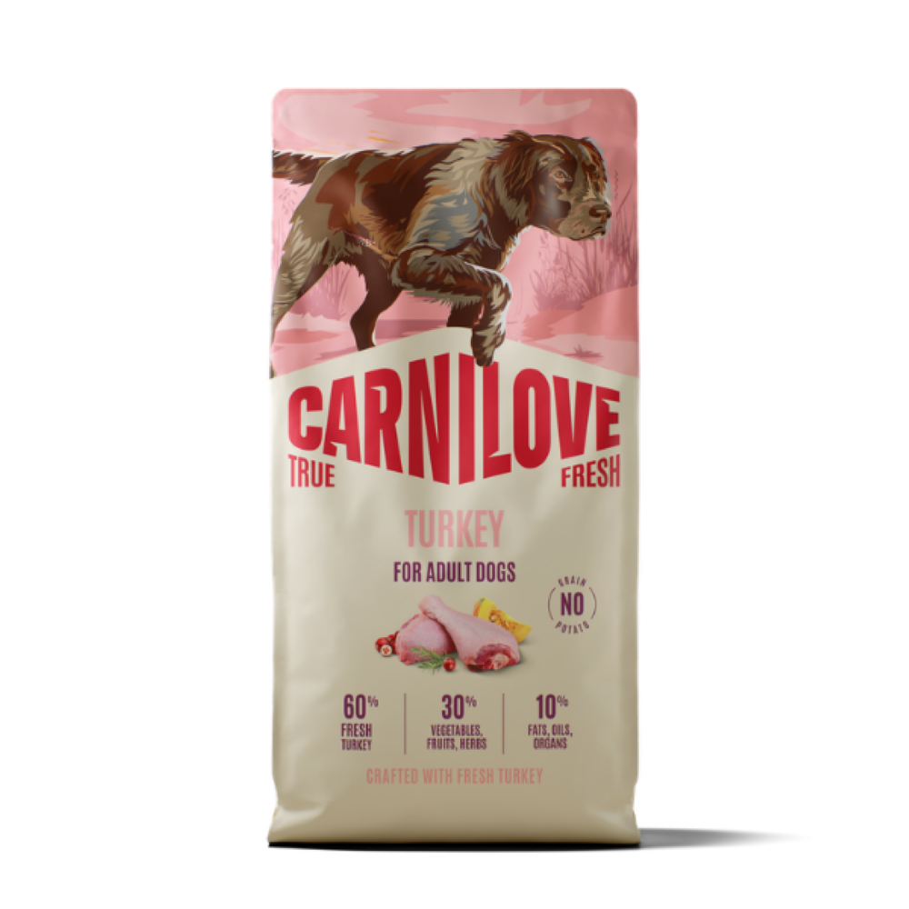 Carnilove True Fresh Turkey Adult Dry Dog Food – 12kg