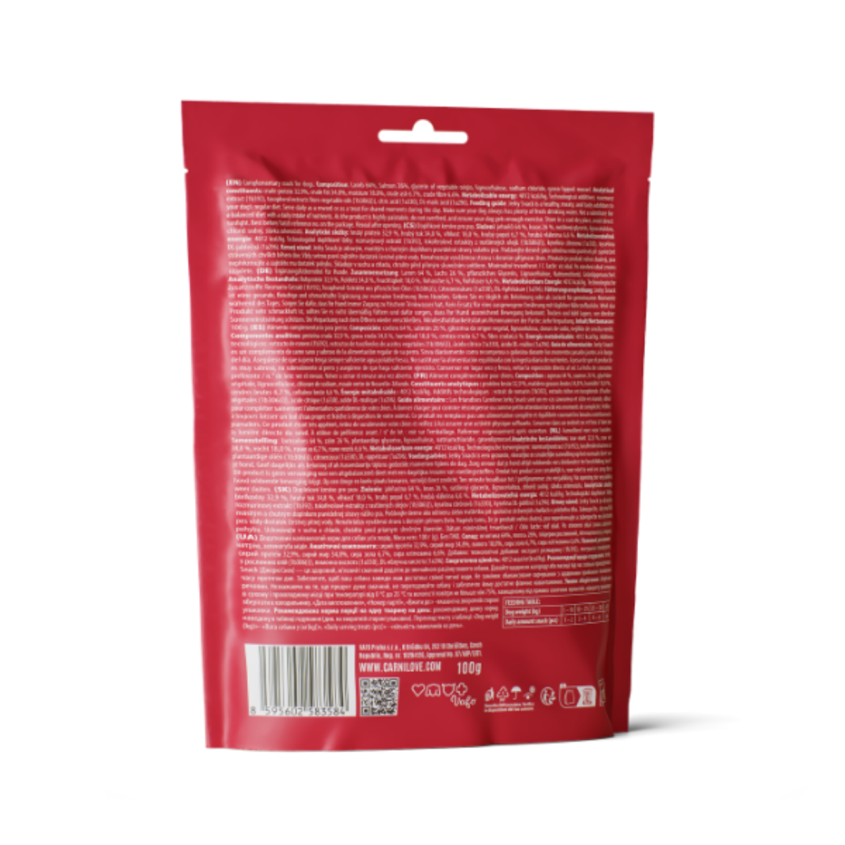 Carnilove Lamb & Salmon Jerky Dog Treat -100g