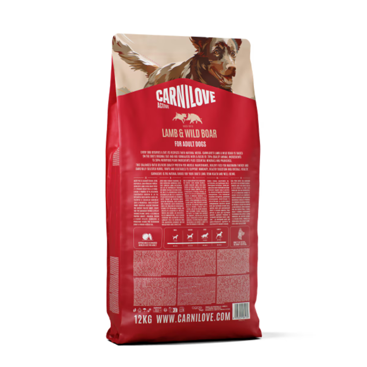 Carnilove Active Lamb & Wild Boar Sterilised Adult Dry Cat Food - 2kg