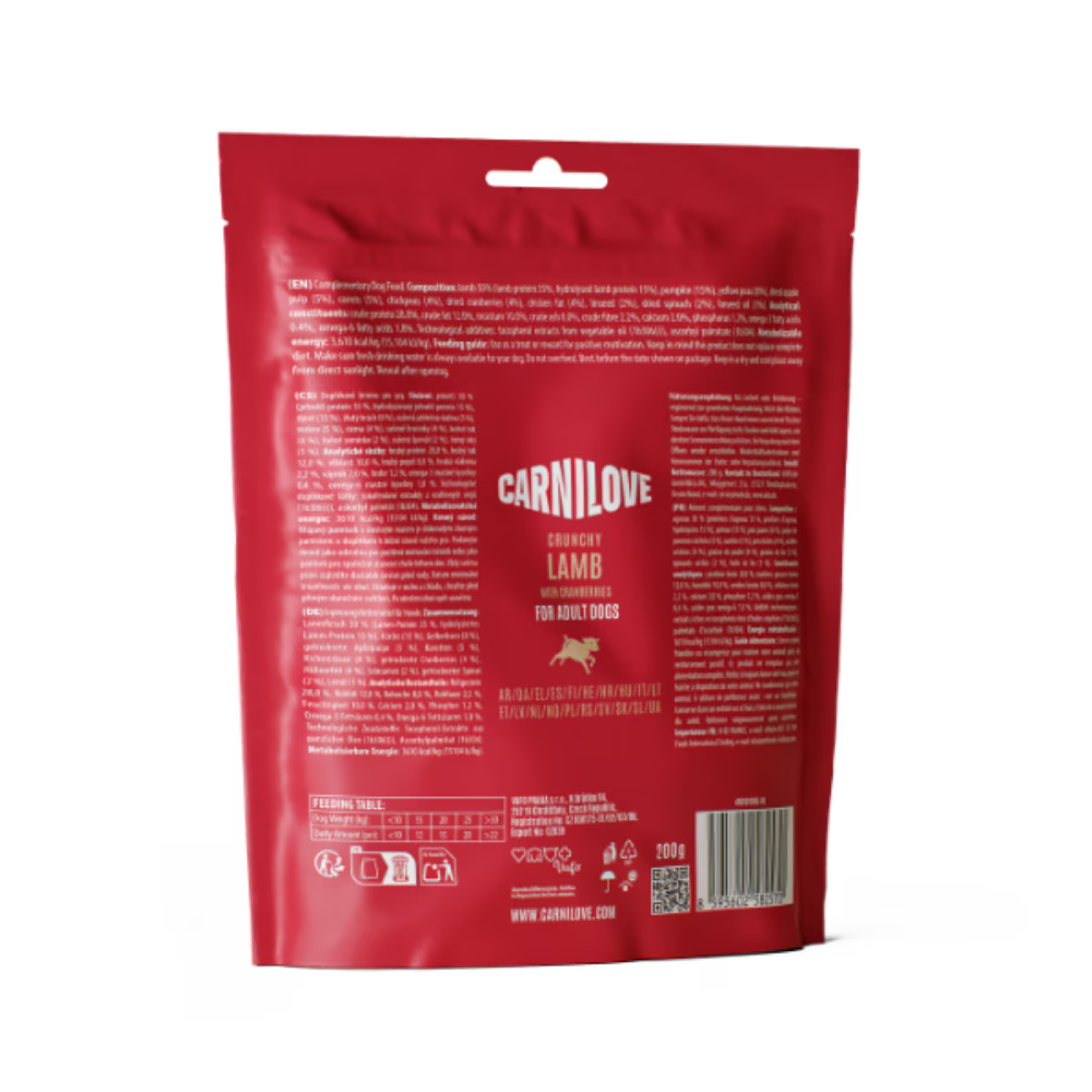 Carnilove Lamb with Cranberries Dog Treats - 200g