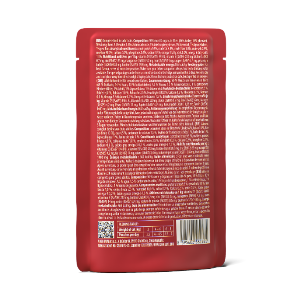 Carnilove Pheasant with Raspberry In Gravy Wet Cat Food Pouches - 24 x 85g