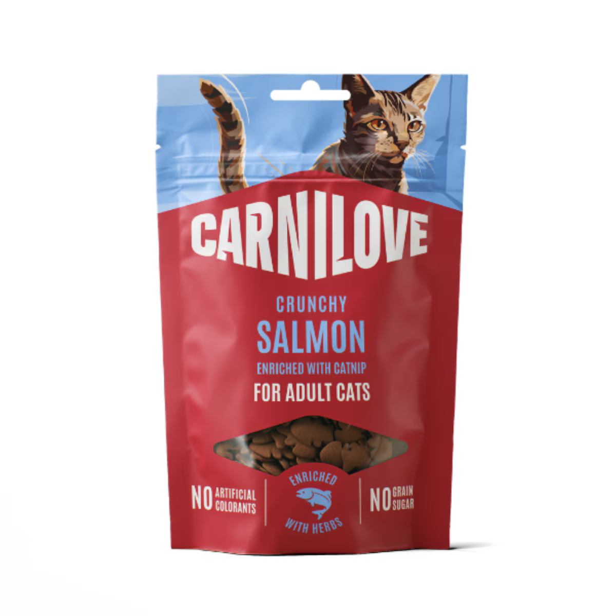 Carnilove Salmon with Catnip Cat Crunchy Treats – 50g