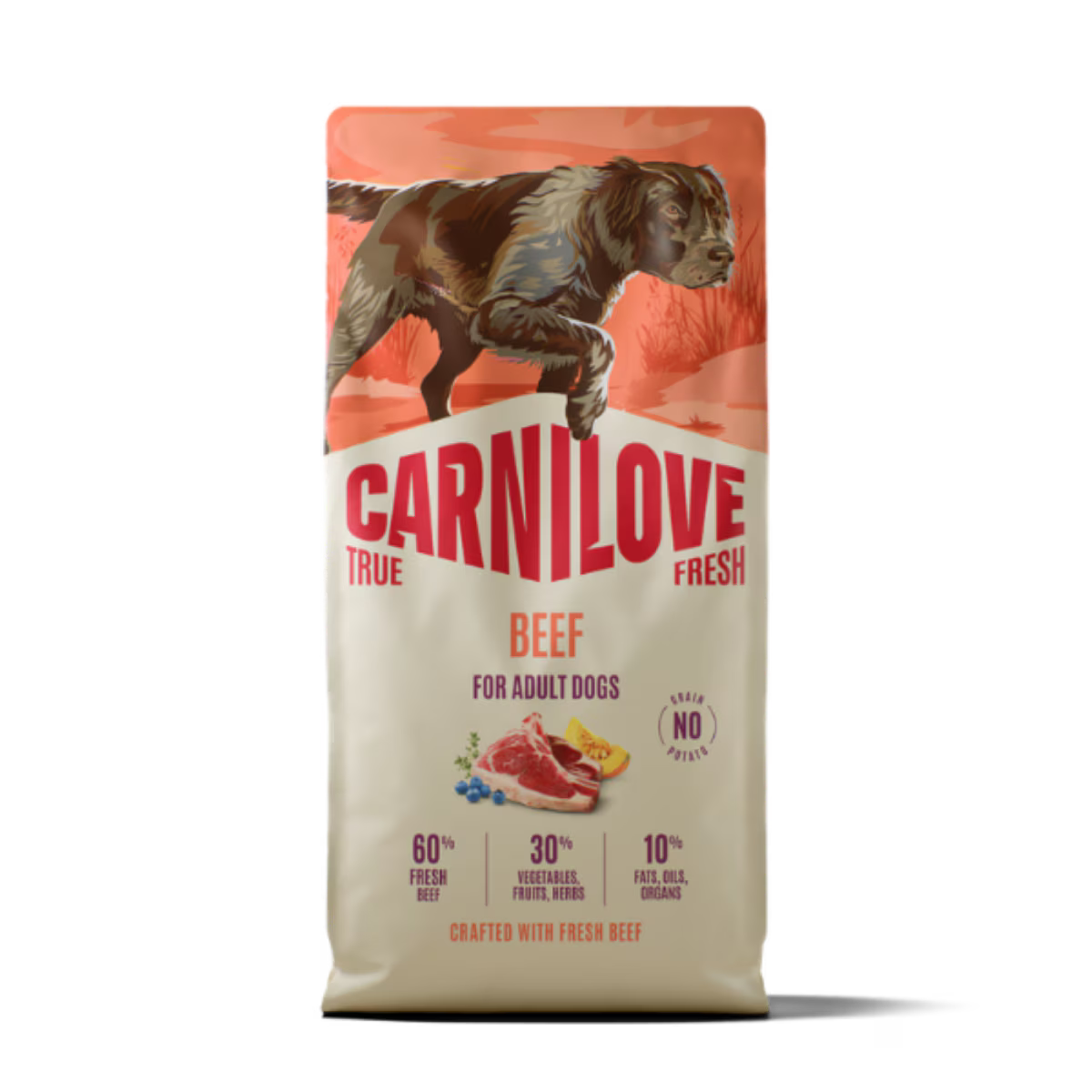 Carnilove True Fresh Beef Adult Dry Dog Food – 4kg