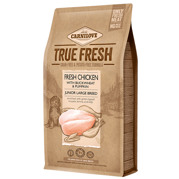 Carnilove True Fresh Chicken Junior Large Breed Dry Dog Food - 11.4kg