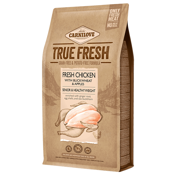 Carnilove True Fresh Chicken Senior & Healthy Weight Dry Dog Food - 11.4kg