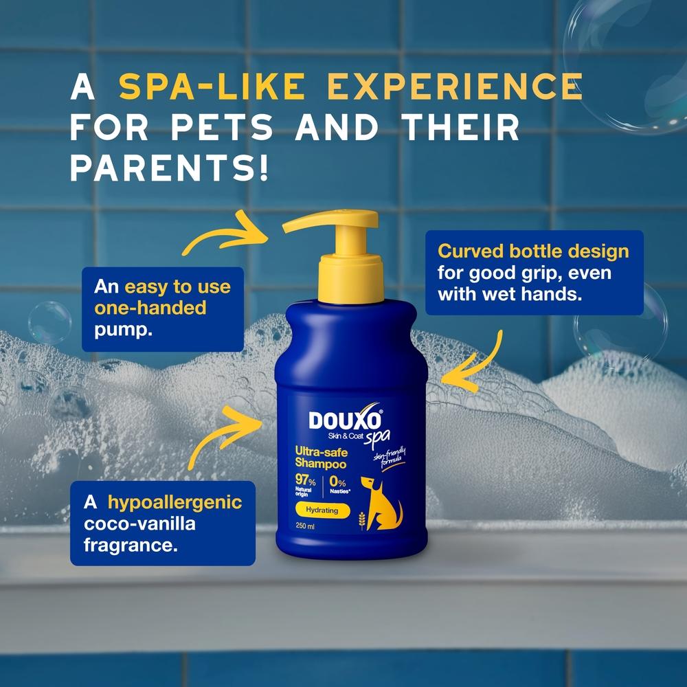 DOUXO Skin & Coat SPA Ultra-Safe Oatmeal Dog Shampoo - 250ml