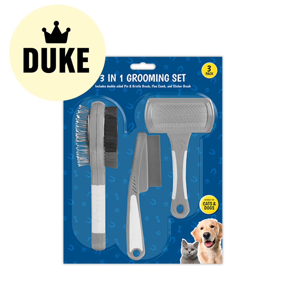 DUKE 3 in 1 Pet Grooming Set