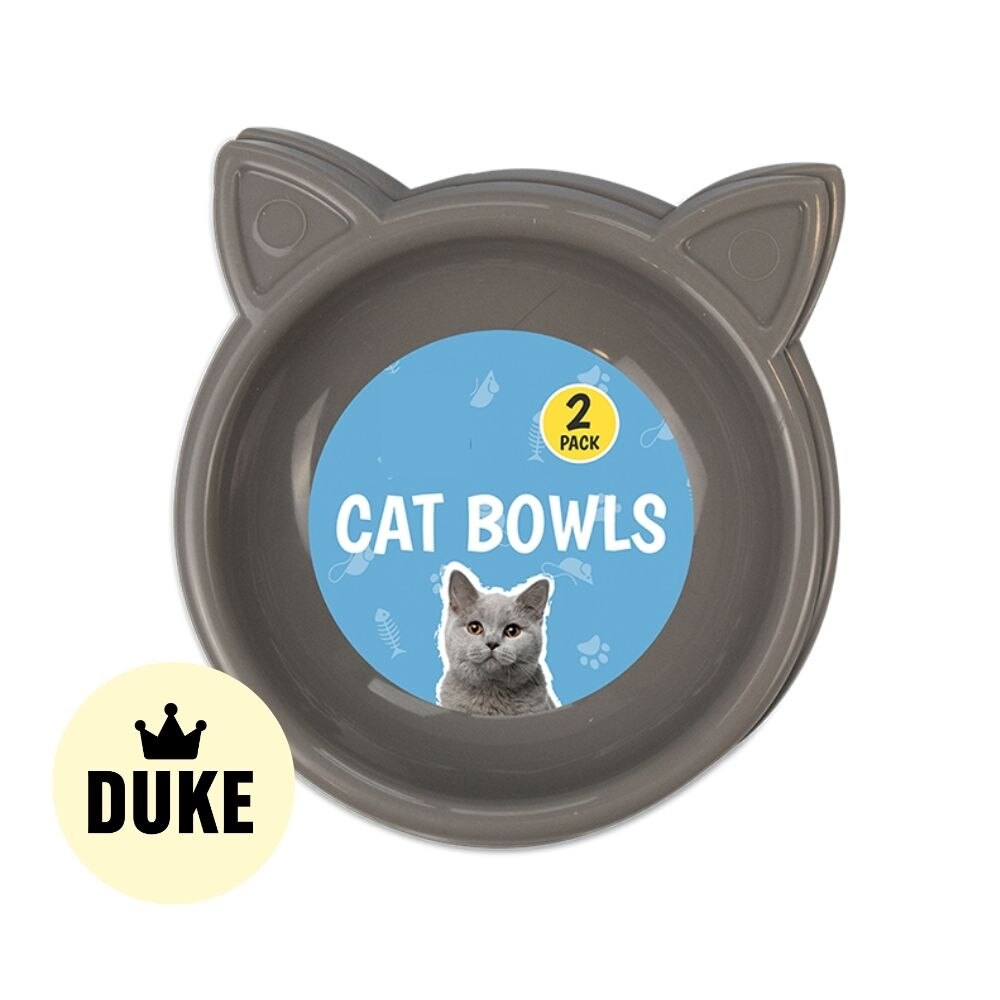 DUKE Cat Bowls 2pk - Trend 17cm
