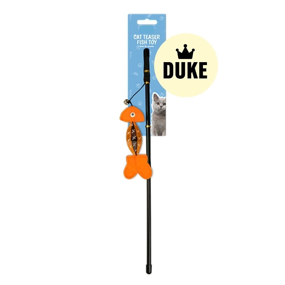 DUKE Cat Teaser Fish Toy