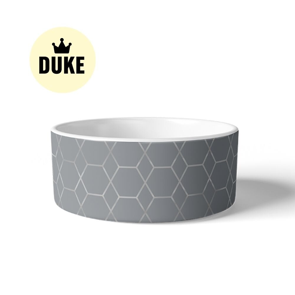 DUKE Ceramic Foiled Feeding Bowl Dia 15cm