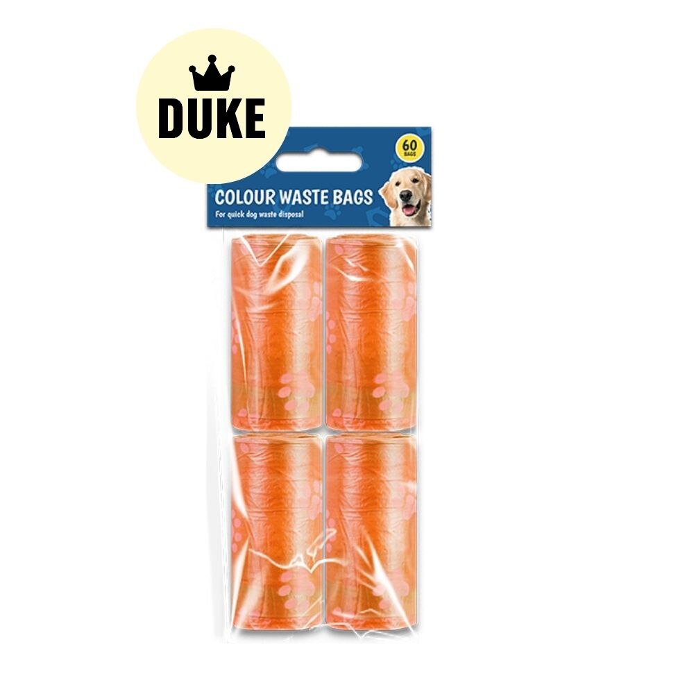 DUKE Dog Poo Bags - 60 Pack