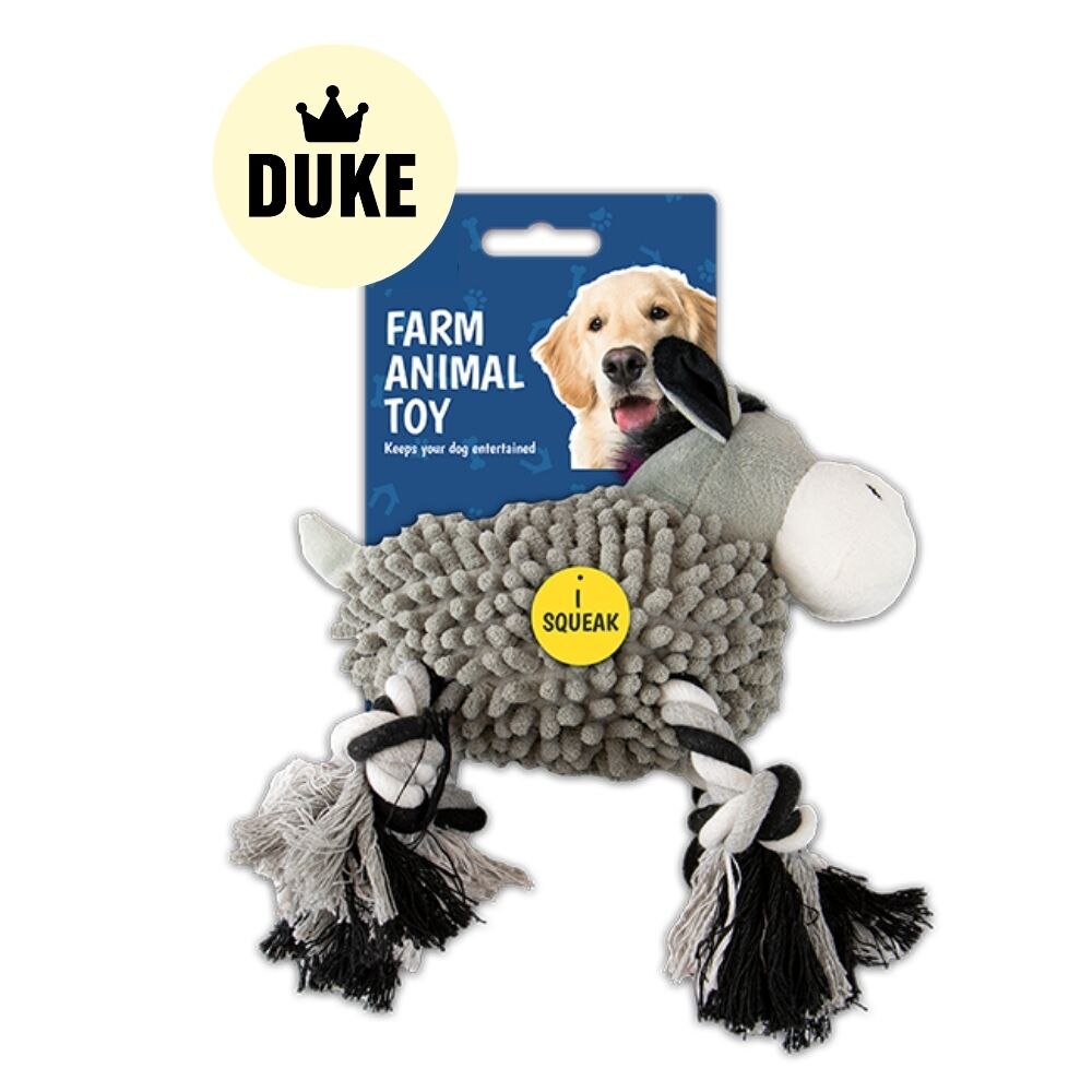 DUKE Farm Animal Dog Toy