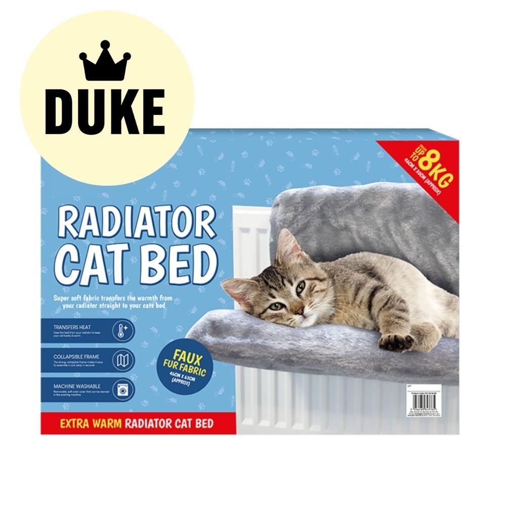 DUKE Faux Fur Cat Radiator Bed