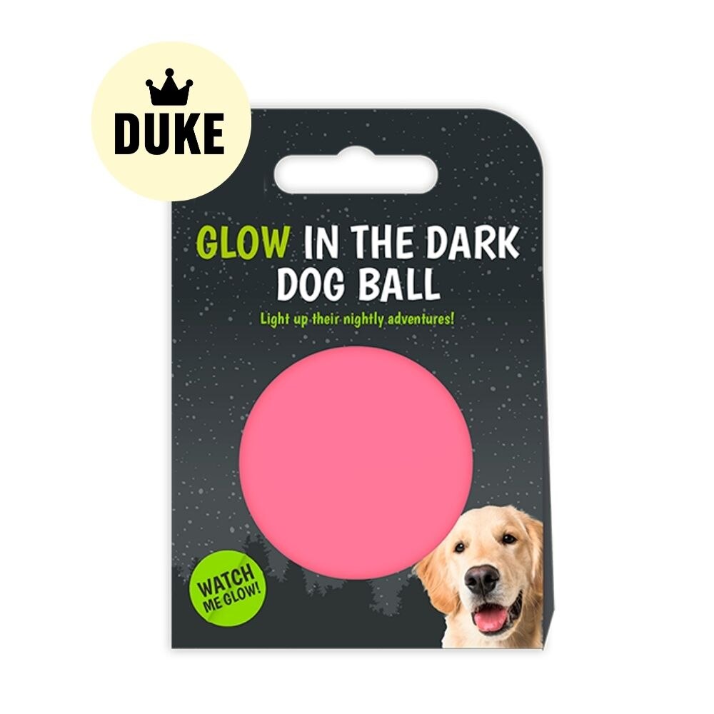 DUKE Glow In The Dark Dog Ball
