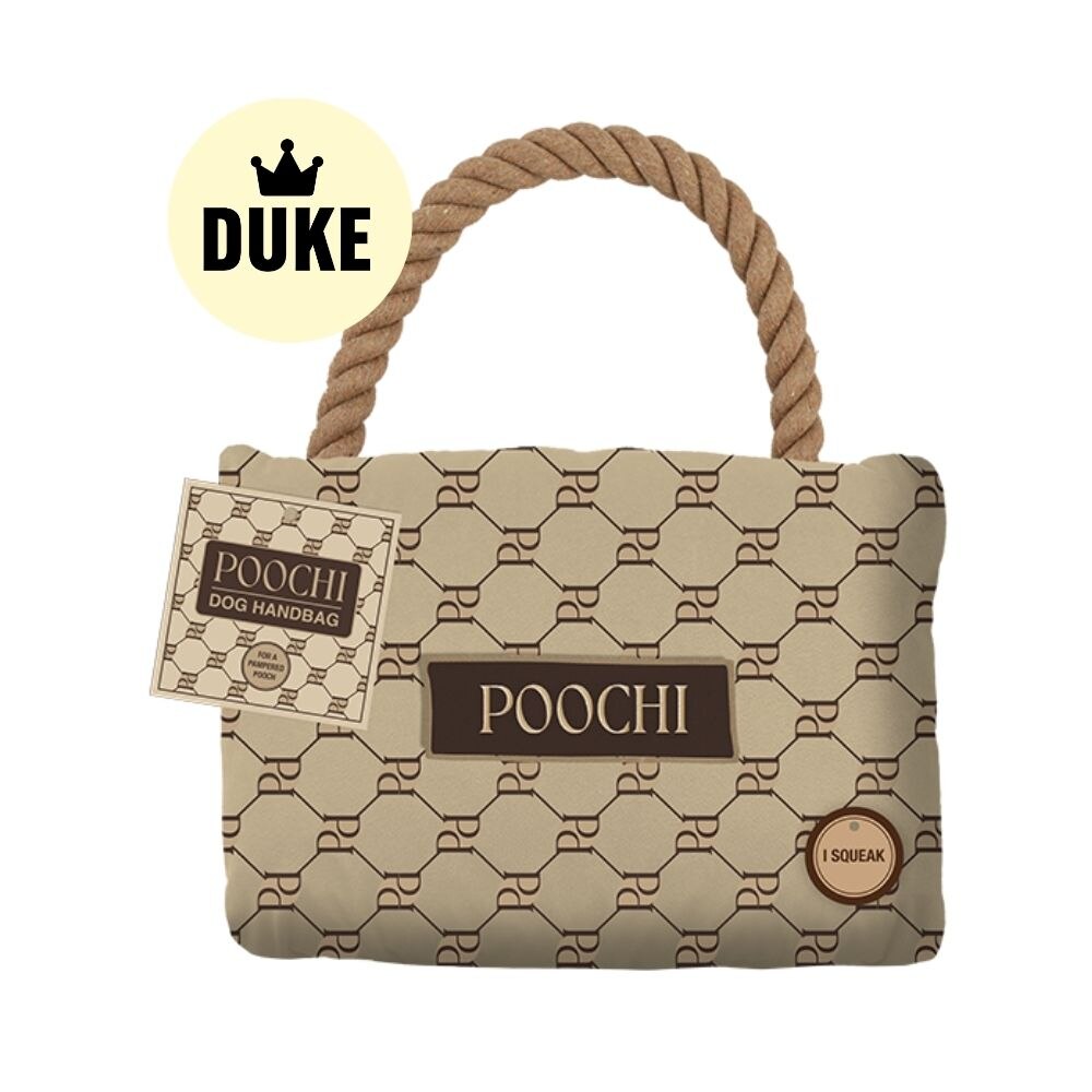 DUKE Luxury Handbag Dog Toy