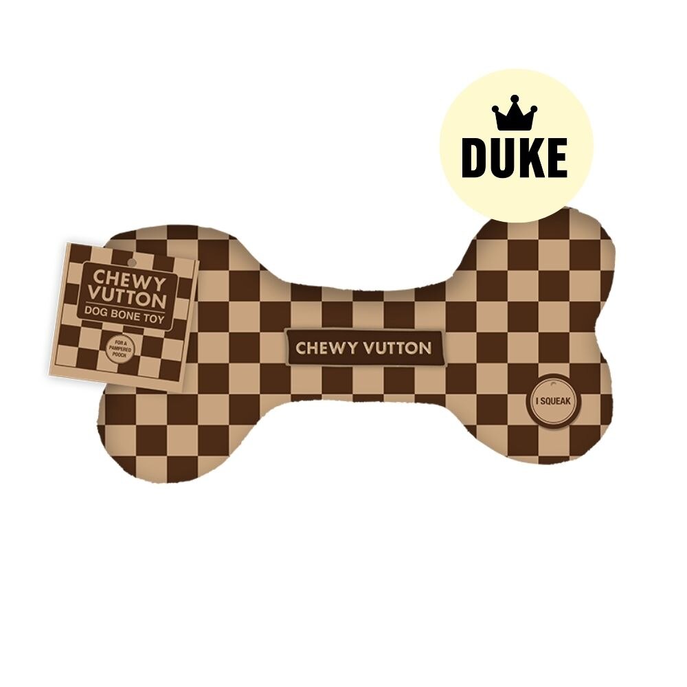 DUKE Luxury Pet Dog Bone Toy