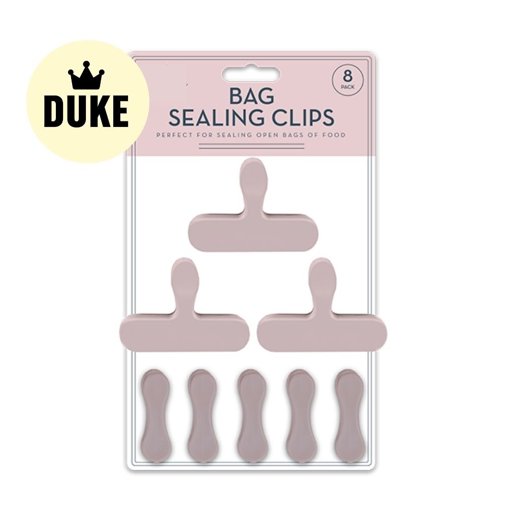 DUKE Natural Bag Sealing Clips 8pk