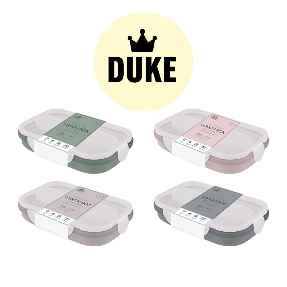 DUKE Natural Collapsible Pet Lunch Box With Spork