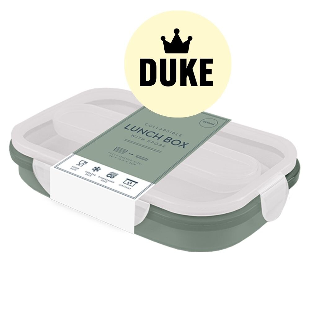 DUKE Natural Collapsible Pet Lunch Box With Spork