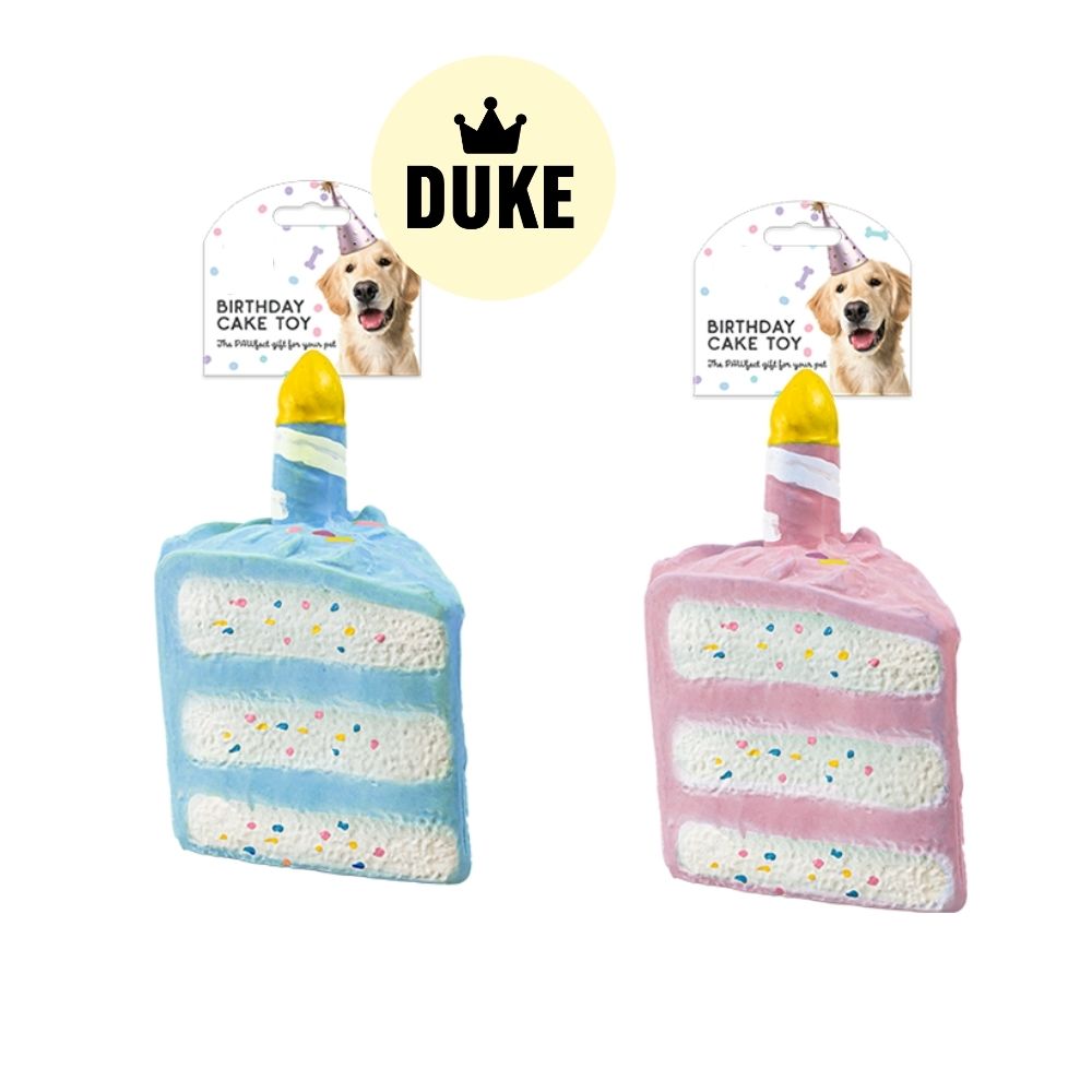 DUKE Rubber Birthday Cake Pet Toy