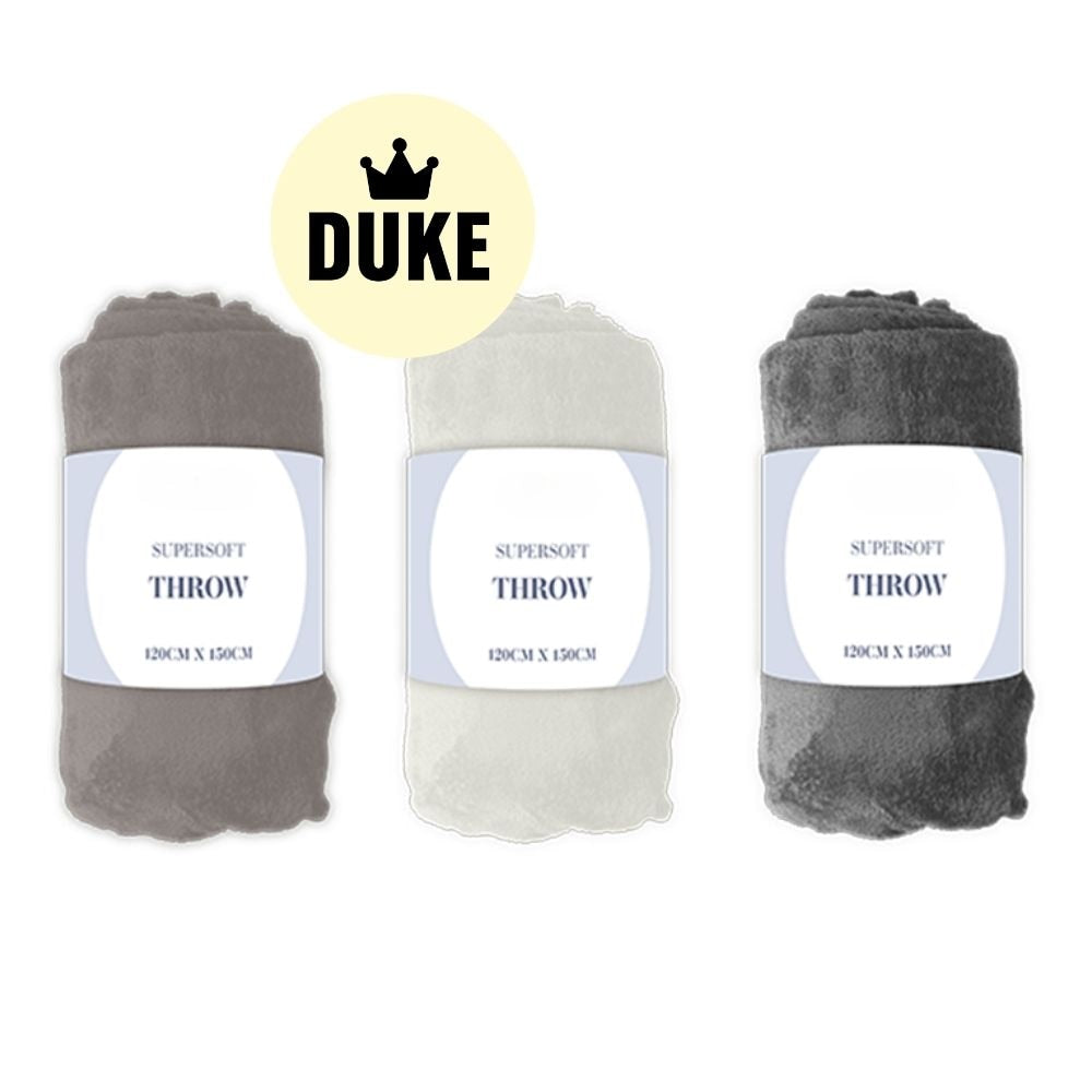 DUKE Supersoft Throw 120 x 150cm