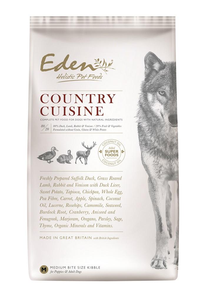 Eden 80/20 Country Cuisine Dry Dog Food Small Kibble - 12kg