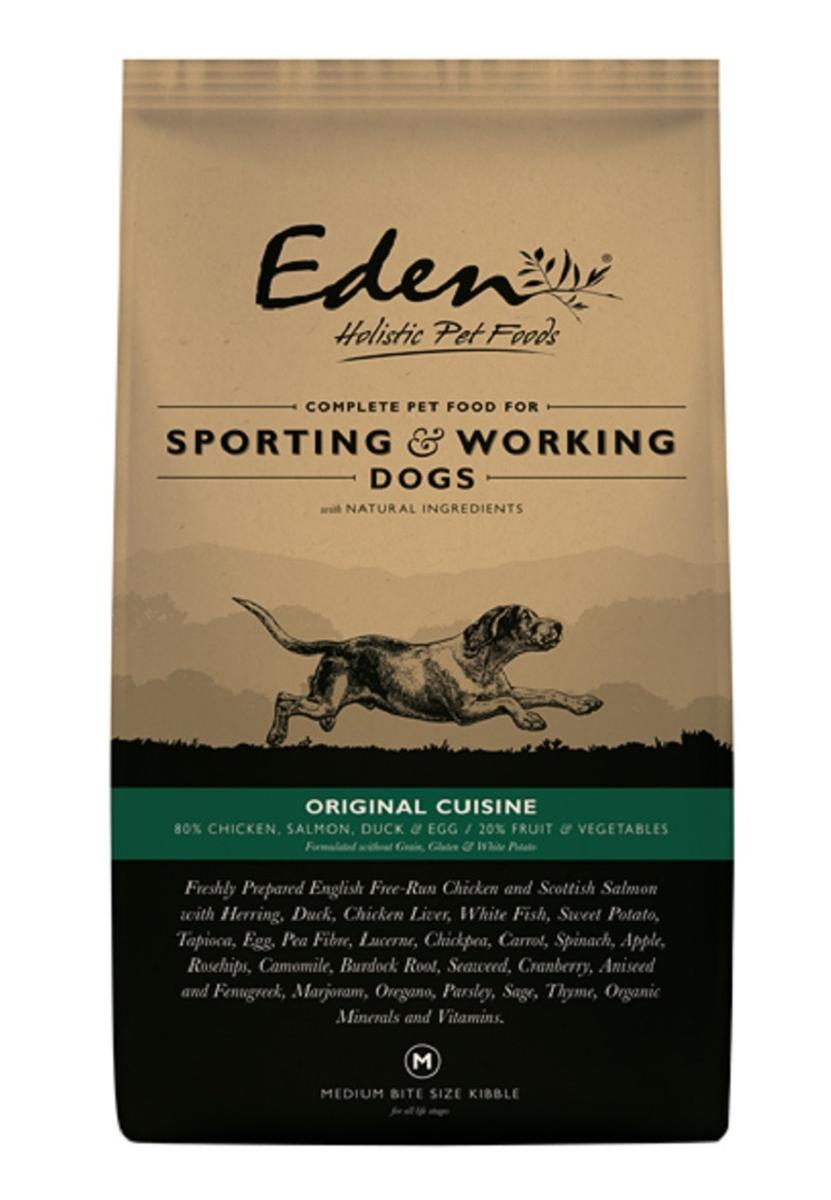 Eden 80/20 Original Working Dry Dog Food Medium Kibble - 15kg