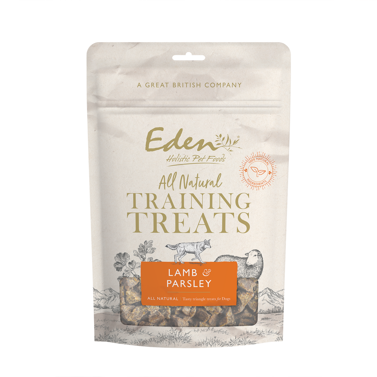 Eden Lamb & Parsley Training Dog Treats - 80g