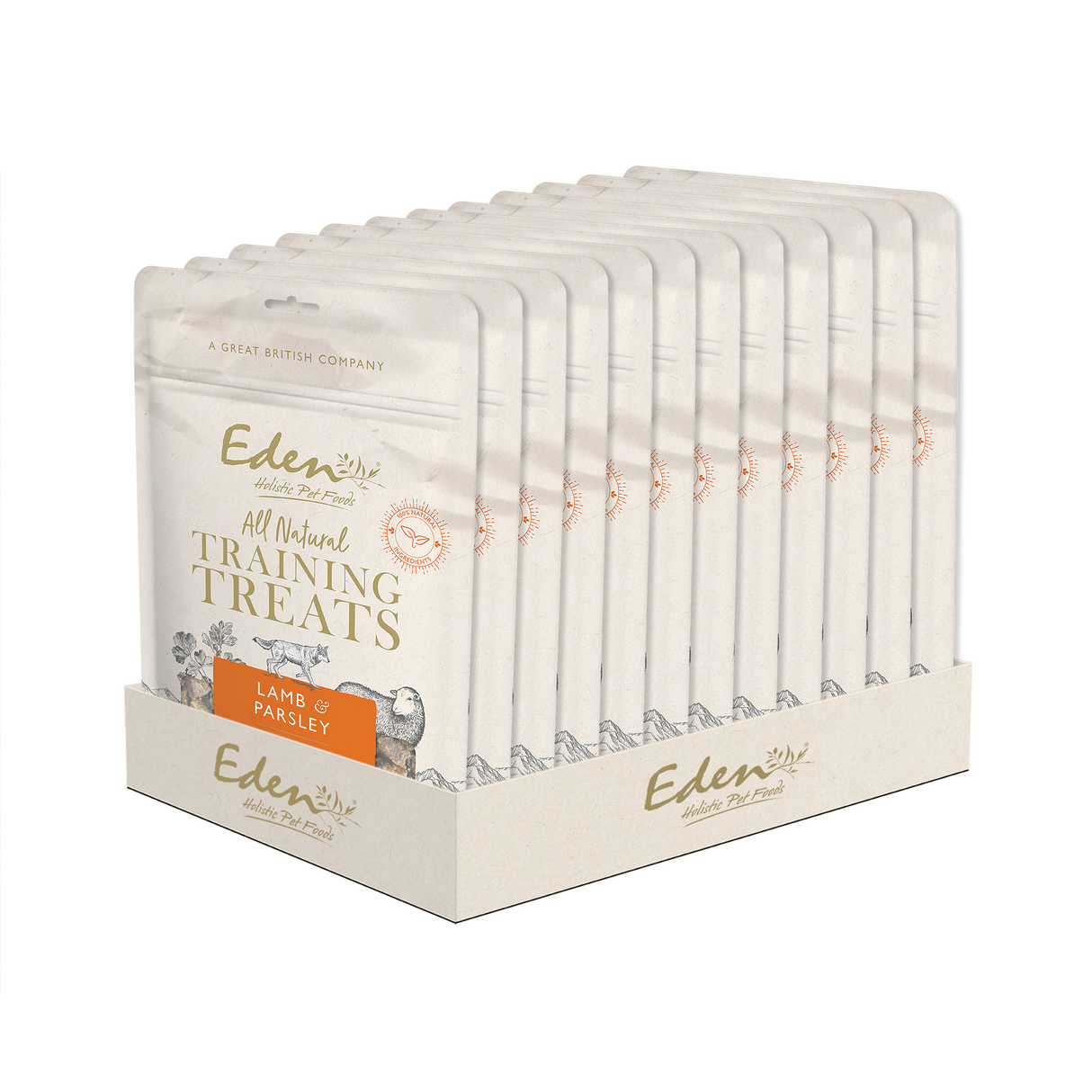 Eden Lamb & Parsley Training Dog Treats - 80g