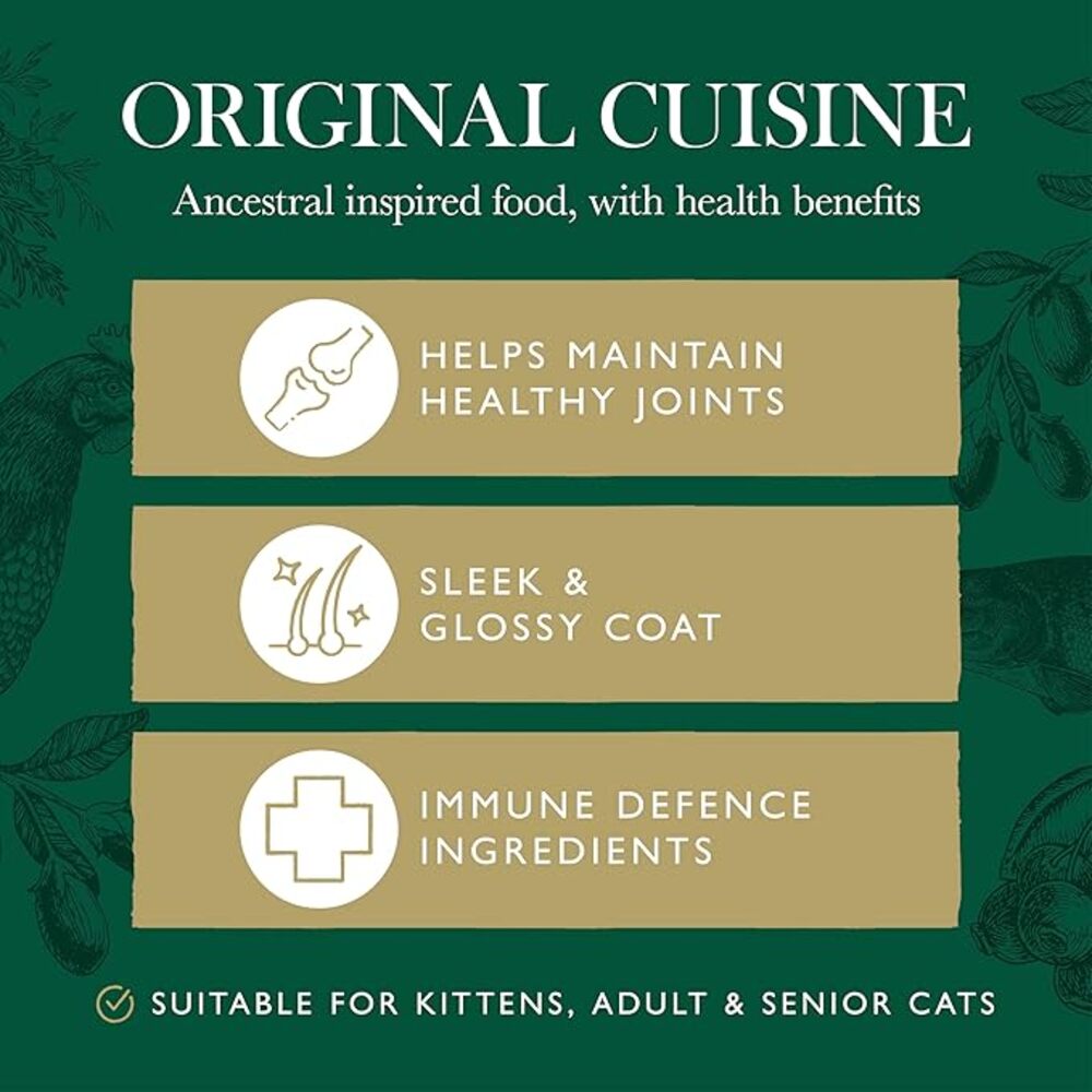 Eden Original Cuisine Wet Cat Food Cans - 6 x 200g