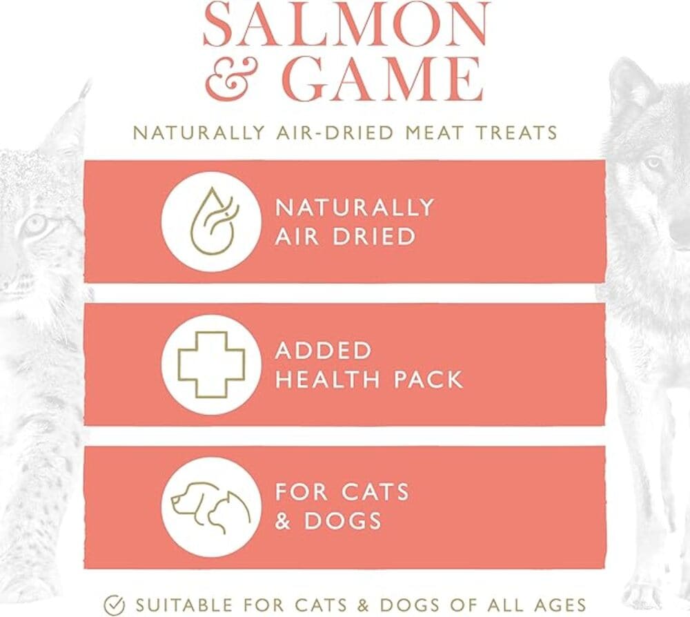 Eden Salmon and Game Treats for Dogs and Cats - 100g