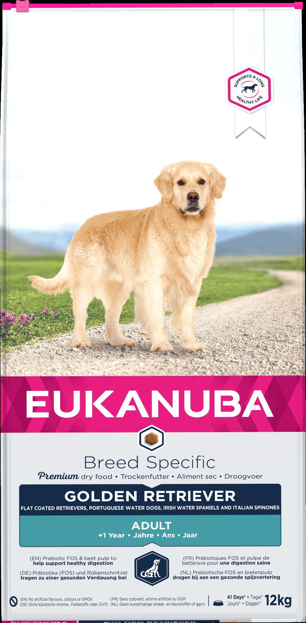 Eukanuba Breed Specific Golden Retriever Dry Dog Food - 12kg