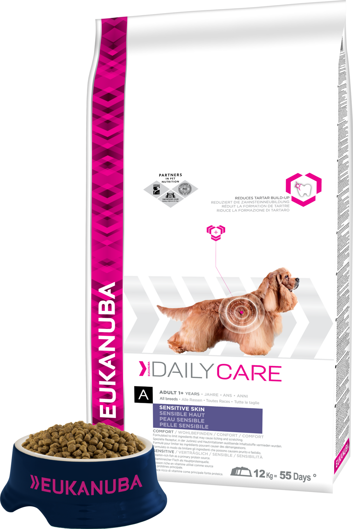 Eukanuba Daily Care Sensitive Skin Dry Dog Food - 12kg