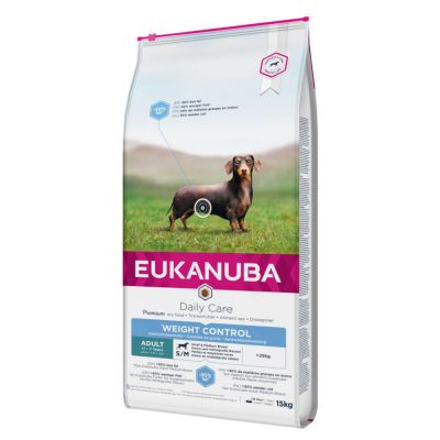 Eukanuba Daily Weight Control Small/Medium Breed Dry Dog Food - 12kg