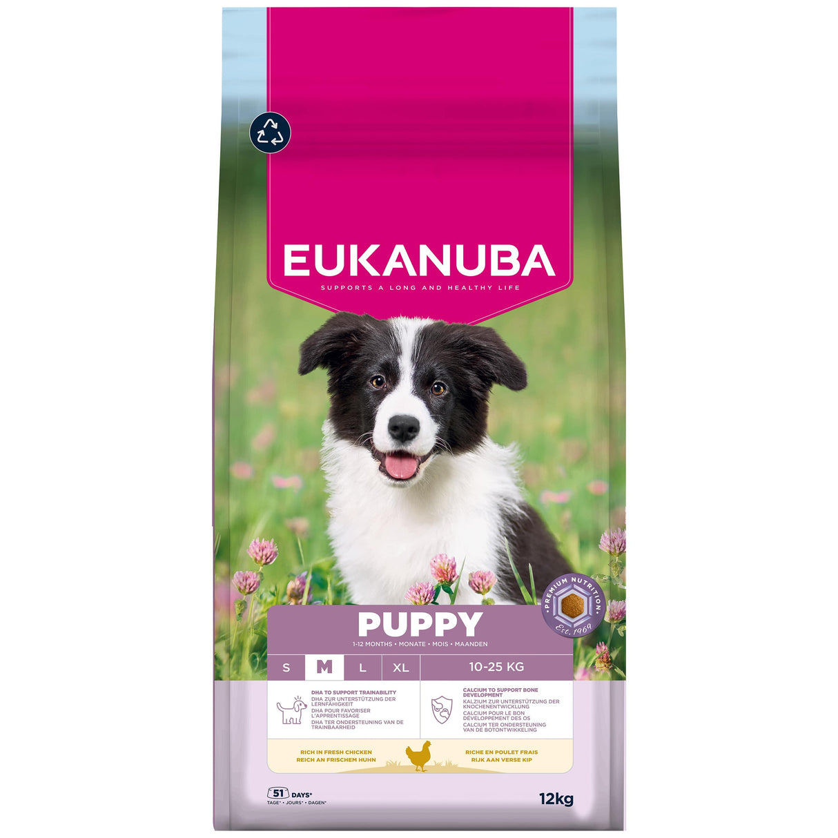 Eukanuba Puppy Medium Dry Dog Food Chicken 12kg