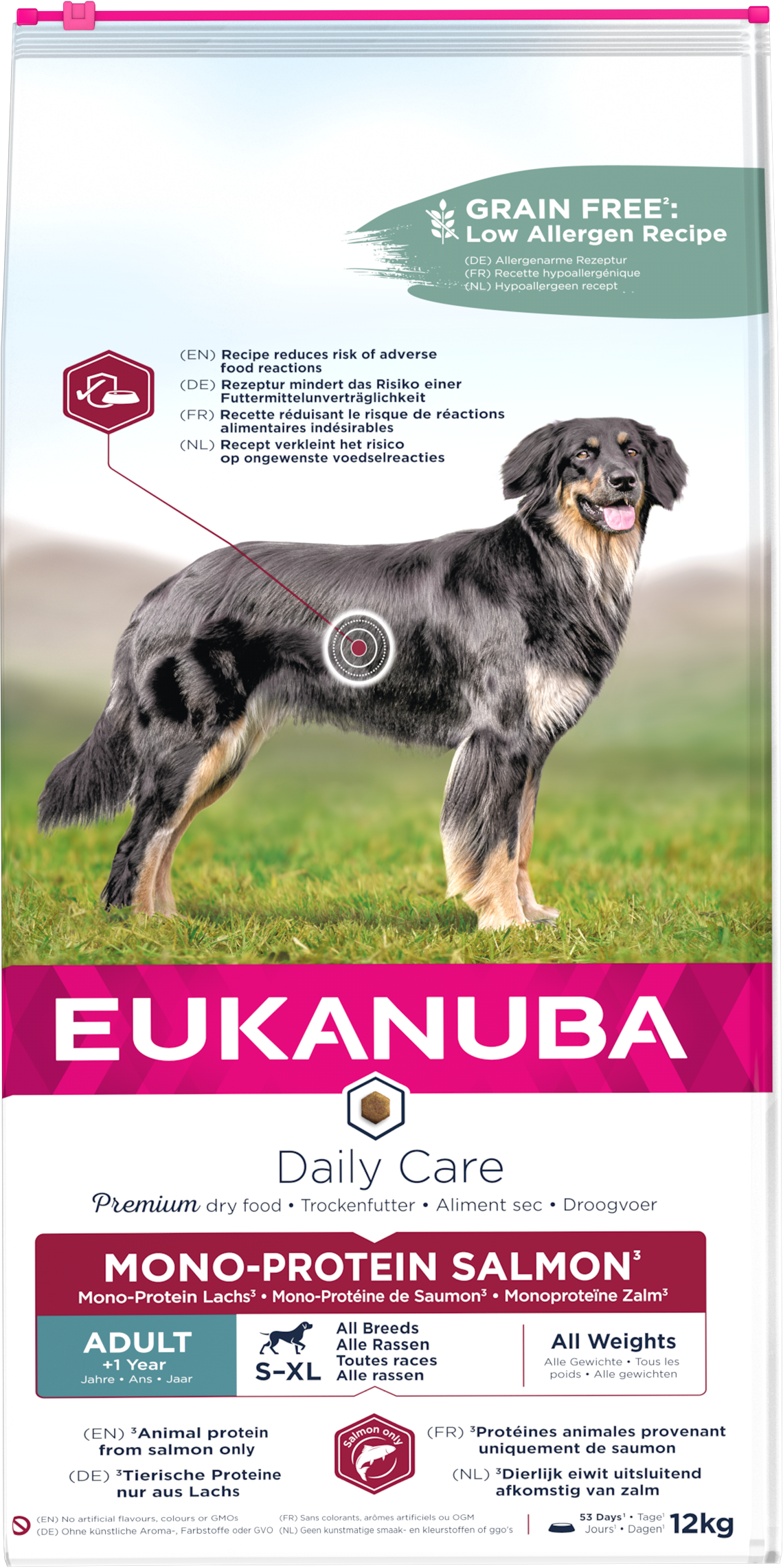 Eukanuba Mono Protein Salmon Adult Dry Dog Food - 12kg