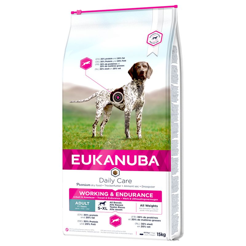 Eukanuba Performance Dry Food for Working Dogs - 15kg