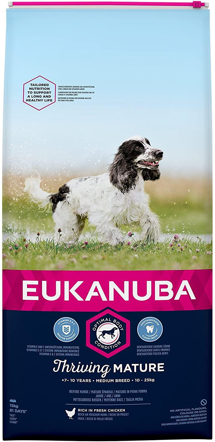 Eukanuba Thriving Mature Medium Breed Dry Dog Food Chicken-2kg