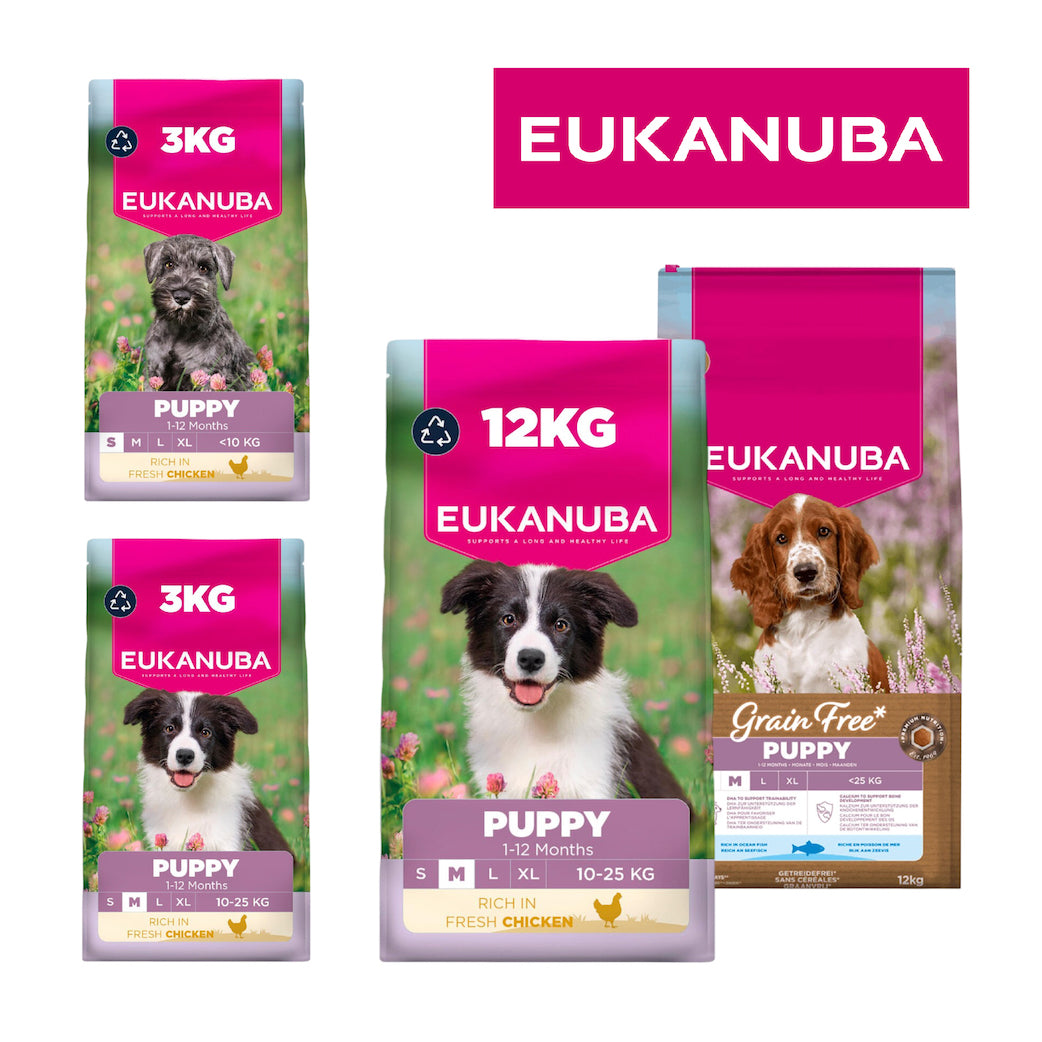 Eukanuba Small & Medium Breed Dry Dog Food – Puppy Recipes