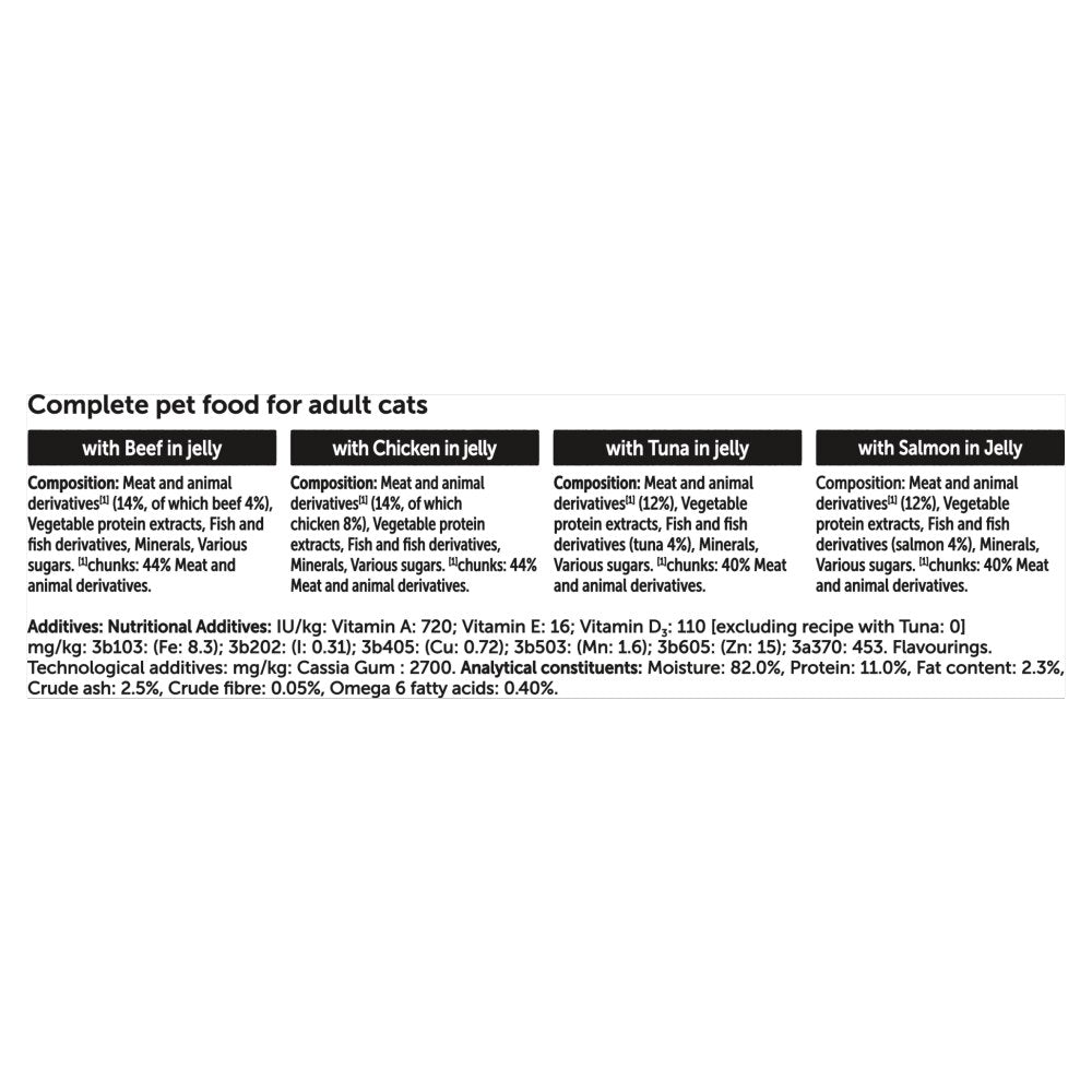 Felix As Good As it Looks Favourites Selection in Jelly Wet Cat Food - 120 x 85g