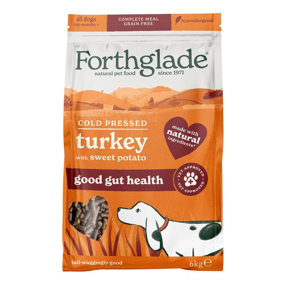 Forthglade Complete Natural Cold Pressed Turkey Dry Dog Food - 6kg