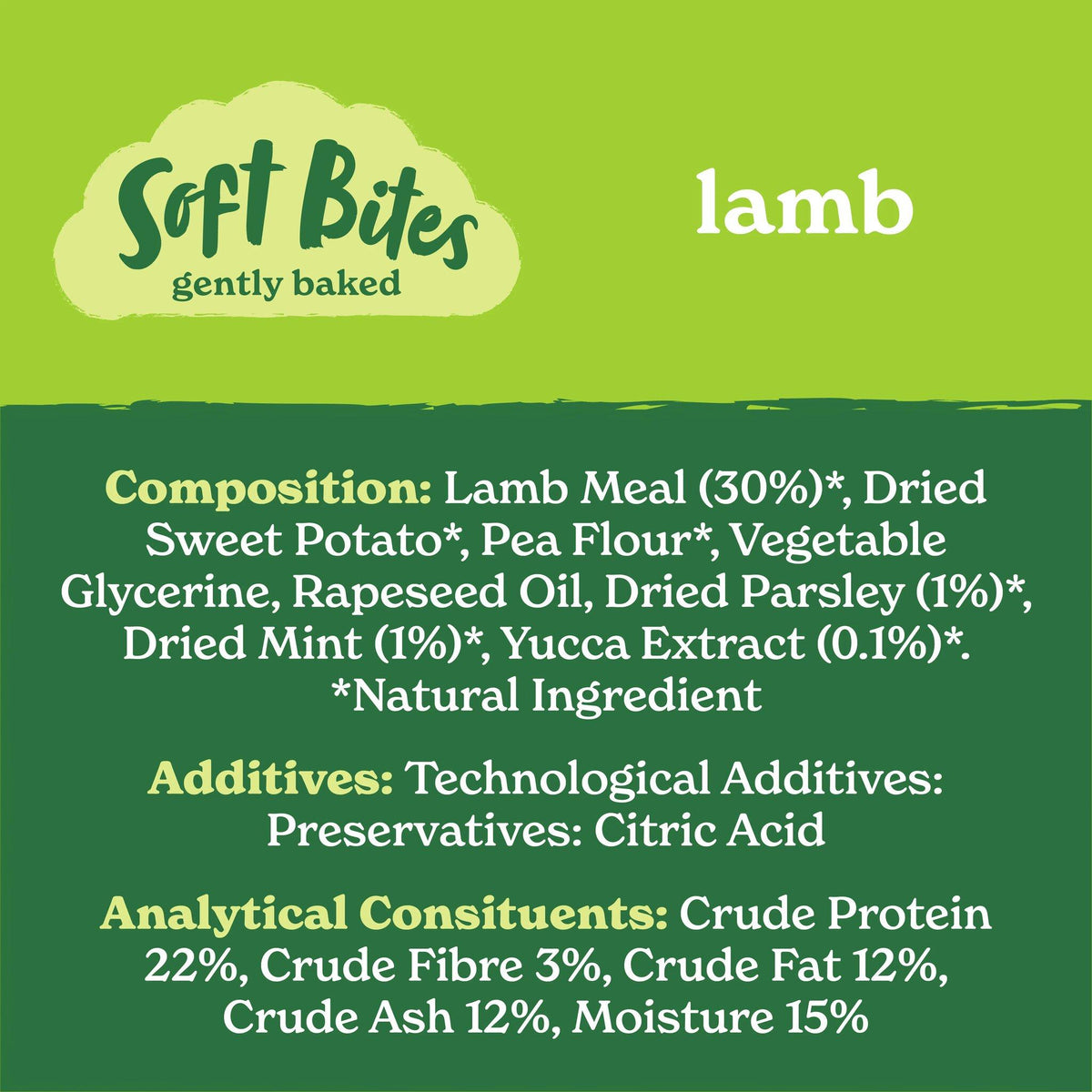 Forthglade Soft Bite Grain Free Lamb Dog Treats - 90g