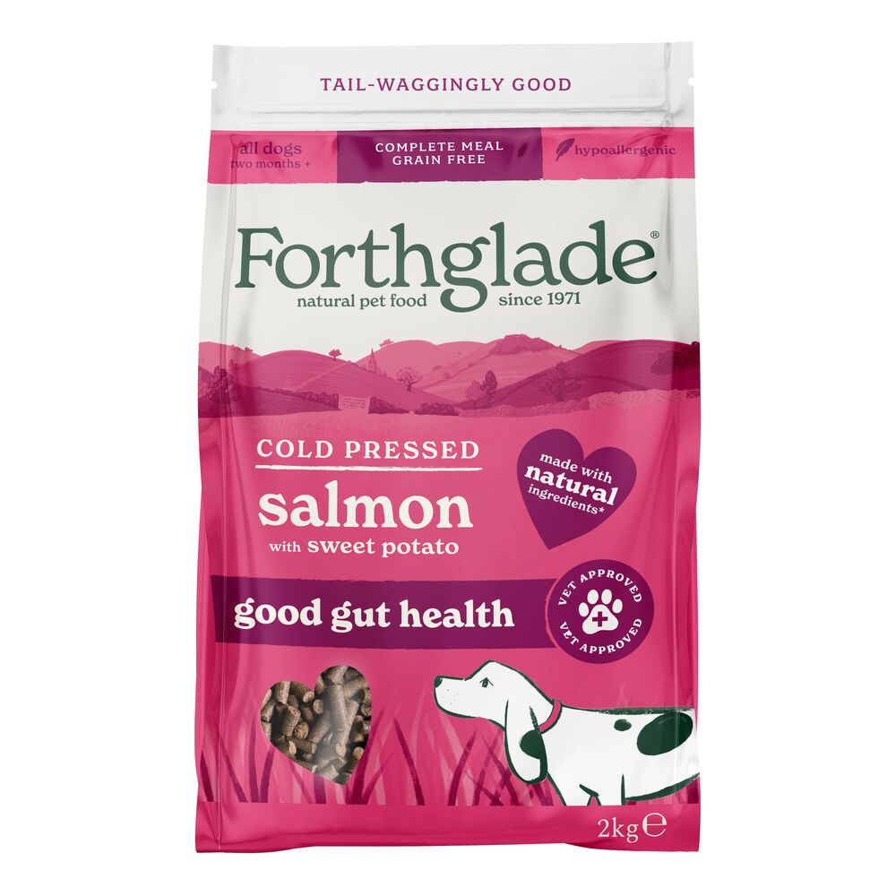 Forthglade Complete Natural Dry Cold Pressed Salmon Dog Food - 2kg