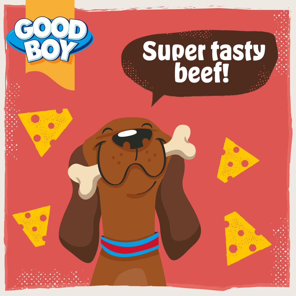 Good Boy Cheese Please Cheese with Beef Dog Chew - 60g