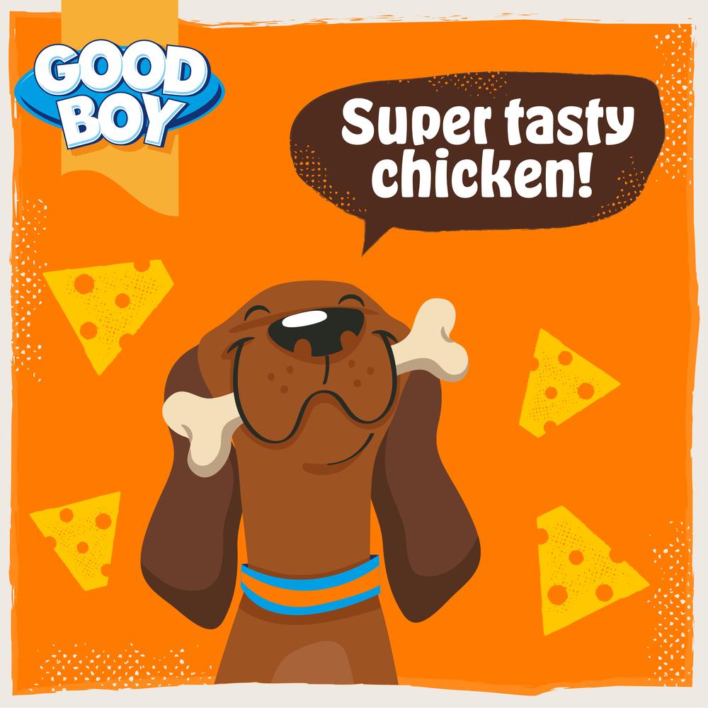 Good Boy Cheese Please Cheese with Chicken Dog Chew - 60g