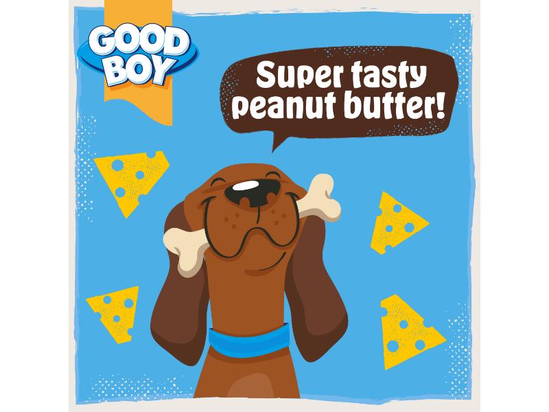 Good Boy Cheese Please Cheese with Peanut Butter Dog Chew - 60g
