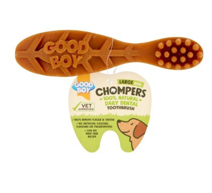 Good Boy Chompers Dental Toothbrush Dog Chew - Large