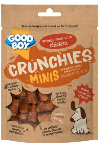 Good Boy Crunchies Mini Chicken Dog Treats - 60g