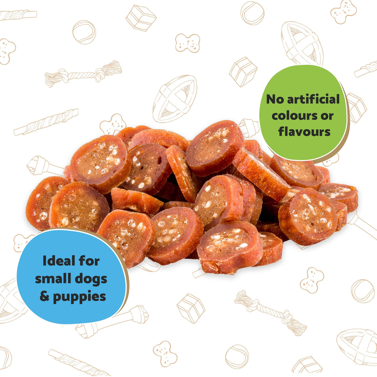 Good Boy Duck Bites Dog Treats - 65g